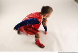 VIKY SUPERGIRL KNEELING POSE